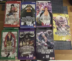 One Piece Card Game English Starter Decks Bundle St 1 to St5 & St19, St20 Sealed - Image 1