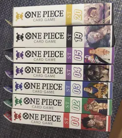 One Piece Card Game English Starter Decks Bundle St 1 to St5 & St19, St20 Sealed - Image 3