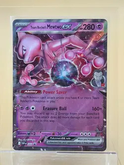 Team Rocket's Mewtwo ex 205 Sv: Scarlet & Violet Promo Cards Holo - Image 1