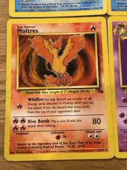 1999 Pokemon Fossil Lot Of 6 Cards /62 Horsea Moltes Hypno Ditto Magneton - Image 5