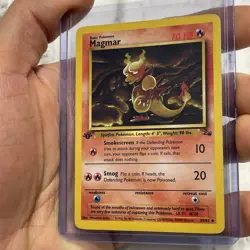 Magmar 39/62 Uncommon 1st Edition Fossil Pokemon Card Vintage Pokemon LP WOTC - Image 2