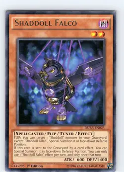 Yu-Gi-Oh TCG Shaddoll Falco DUEA-EN023 1st Edition Regular Rare Card NM - Image 1
