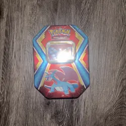 Pokemon Salamence Collector Tin 2019 Factory Sealed New w/ Silver Tempest Cards 820650102851 - Image 1