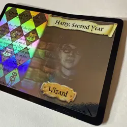 Harry Second Year Holographic Card Wizards Of The Coast Harry Potter TCG Rare - Image 2