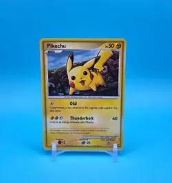 Pokemon Card - Pikachu PW - World Collection - Holo Swirl - Portuguese - Image 1