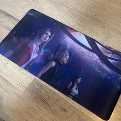 Final Fantasy Rubber Playmat Play Mat For Tcg Trading card Game Cloud Tifa - Image 1