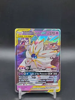 Solgaleo & Lunala GX 75/236 Cosmic Eclipse Ultra Rare NM Pokemon Card - Image 1