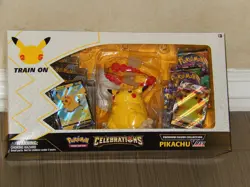POKEMON Trading Cards Celebrations Pikachu VMAX Premium Figure Collection New!! - Image 1
