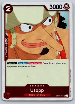 Usopp OP01-004 One Piece FOIL Card - Image 1