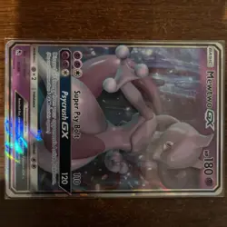 Pokemon Mewtwo GX Holo Ultra Rare TCG Card Hidden Fates 31/68 - Image 1
