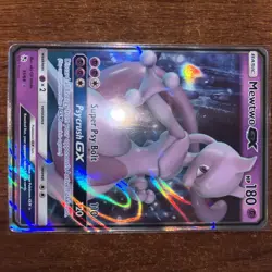 Pokemon Mewtwo GX Holo Ultra Rare TCG Card Hidden Fates 31/68 - Image 2