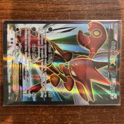 Pokemon Scizor EX Full Art Holo Card 119/122 Breakpoint XY - Image 2