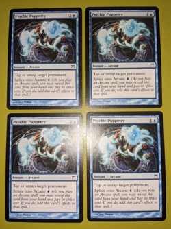 Psychic Puppetry x4 Champions of Kamigawa 4x Playset Magic the Gathering MTG - Image 1