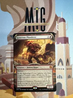 Generous Plunderer 🔥 Showcase NonFOIL 🔥 MTG NM Near Mint The Big Score (0041) - Image 1