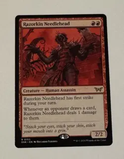 MTG Razorkin Needlehead - Duskmourn: House of Horror LP - Image 1