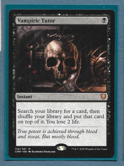 31 Vampiric Tutor Commander Legends (CMR) #156 Near Mint (NM) Never Played MTG - Image 1