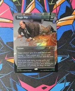 Tragic Slip NM Rainbow Foil MTG Dwight’s Destiny Secret Lair Unplayed Magic - Image 1