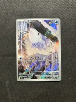 Pokemon TCG Snom 168/162! LP Condition! See Description! - Image 1