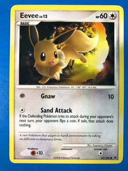 Eevee Majestic Dawn 63/100 Diamond & Pearl Pokemon TCG Common NM - Image 1