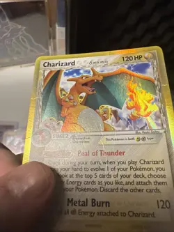 Pokemon TCG Charizard Delta Species 4/100 EX Crystal Guardians 2006 Holo Rare - Image 3
