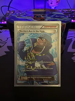 Pokemon TCG Archie's Ace in the Hole Full Art XY Primal Clash 157/160. NP NM. - Image 4
