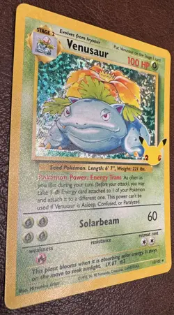 Pokemon TCG Venusaur 15/25 Celebrations Classic Collection Holo NM ++ - Image 3
