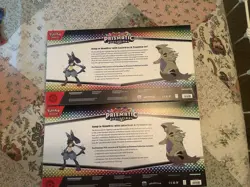 Pokemon Prismatic Evolutions Lucario EX Tyranitar EX Premium Collection LOT OF 2 - Image 2