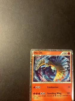 Pokemon TCG Ho-Oh SL5 Shiny Holo Rare; Call of Legends - Image 4