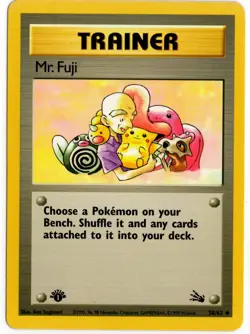Pokemon - 1st Edition Fossil Mr. Fuji 58/62 LP - Image 1