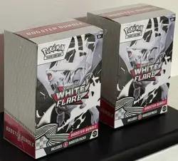 Lot Of 2 Pokemon TCG Scarlet Violet White Flare Booster Bundle Factory Sealed - Image 2