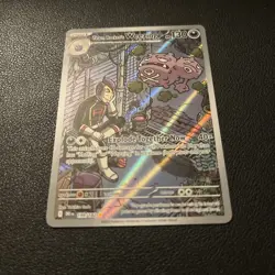Team Rocket's Weezing 199/182 Illustration Rare Pokemon TCG Destined Rivals - Image 2