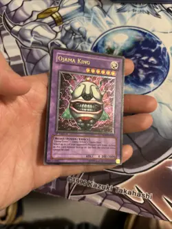 Yugioh Ojama King SOD-EN034 Ultimate Rare 1st Edition VLP (ST) - Image 2