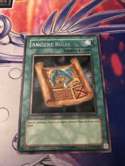 Ancient Rules - STON-EN037 - Rare - Unlimited Edition x1 - Lightly Played - Image 1