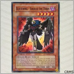 Blackwing - Sirocco the Dawn - CRMS-EN010 - Common 1st Edition Yugioh - Image 1