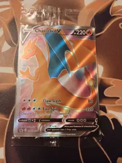 Charizard V SWSH050 SWSH: Sword & Shield Promo Cards Holo-NM - Image 1