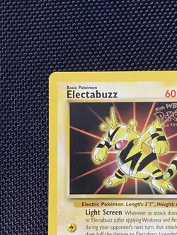 Electabuzz Black Star Promo #2 Movie Pokemon TCG Card Vintage 1999 - Image 2
