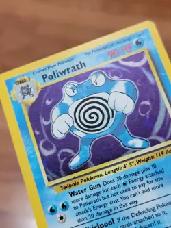 Poliwrath 13/102 - Holo Rare Unlimited Base Set WOTC - Pokemon Card - MP! - Image 2