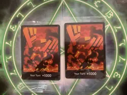 One Piece DEVIL FRUITS COLLECTION VOL. 2 - x2 SABO DON!! Card x2 SEALED!! - Image 1
