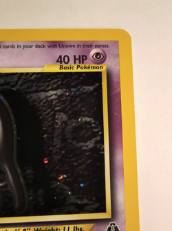 👀 VIDEO 1st Edition Pokemon Unown TCG Neo Discovery 14/75 Holo Rare Card NM - Image 4
