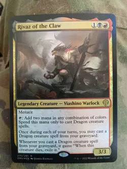 Rivaz of the Claw [Dominaria United] Magic MTG NICE CARD - Image 1