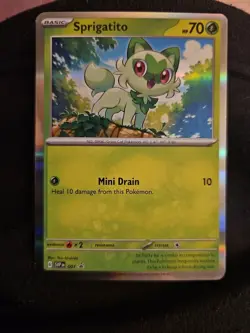 Sprigatito 001 Sv: Scarlet & Violet Promo Cards Holo - Image 1
