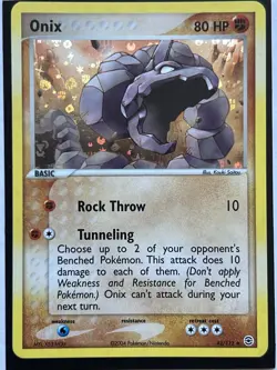 ONIX Ex 42/112 Unlimited Holo Rare Pokemon Card TCG #V1 - Image 2