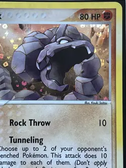 ONIX Ex 42/112 Unlimited Holo Rare Pokemon Card TCG #V1 - Image 4