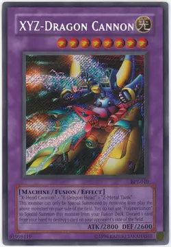 XYZ-Dragon Cannon BPT-010 - Secret Rare - 2003 Collector's Tin - YuGiOh Card TCG - Image 1