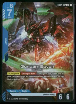 Gundam Epyon - GD02-002 - Dual Impact Gundam TCG Card Game - Image 1