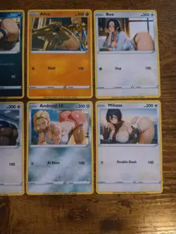 Beautiful Waifu 8 Card Lot - Anime Goddess Cards Tsunade Asuna Boa Android 18 - Image 2