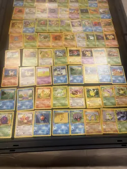 Pokemon Card Bulk Lot 68 Cards, Vintage WOTC LP/MP/NM Fossil Jungle Base - Image 2