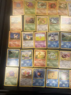 Pokemon Card Bulk Lot 68 Cards, Vintage WOTC LP/MP/NM Fossil Jungle Base - Image 3