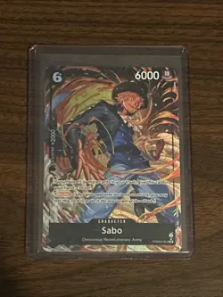 Sabo - PRB02-014 (Alt Art) One Piece Card TCG English NM - Image 3