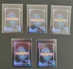 1997 Ani-Mayhem Dragon Ball Z Ultra Rare 5/5 Foil Card Set - Image 2